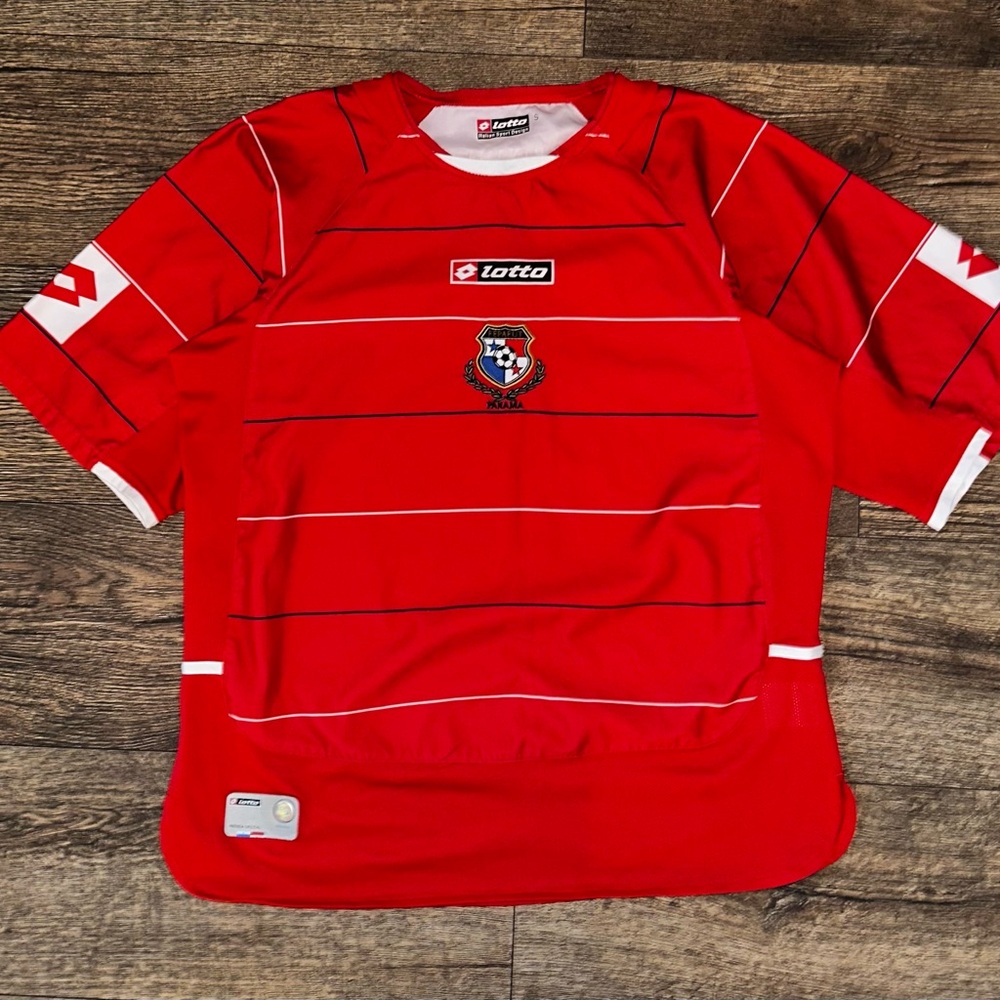 Lotto 2006 Panama FEPAFUT Red Home Soccer Jersey Size  Small